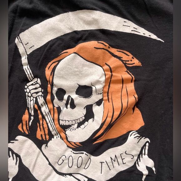 Black sheep “good times “REAPER  skeleton tee - Picture 3 of 4